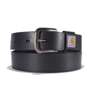 NWT Carhartt Womens Full Grain Leather Black Belt Size Medium